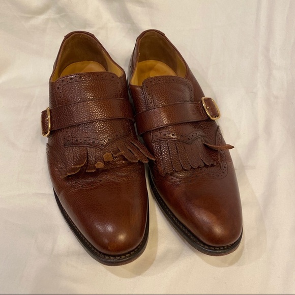 Charles Tyrwhitt Brown Fringe Brogue Loafer - Picture 1 of 6